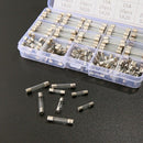 250Pcs Blow Glass Tube Fuse Assorted Kit Amp 250V 1A-20A Fuse D4G8
