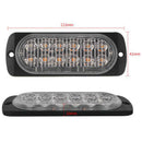 1X(4 Pcs 12-Led Amber Flash Flashing Recovery Strobe Car Emergency Signal L
