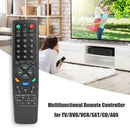 6 in 1 Multifunction Universal Remote Control for TV DVD VCR SAT CD AUX