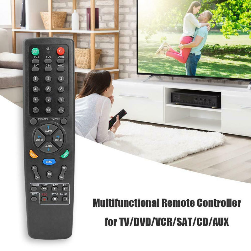 6 in 1 Multifunction Universal Remote Control for TV DVD VCR SAT CD AUX