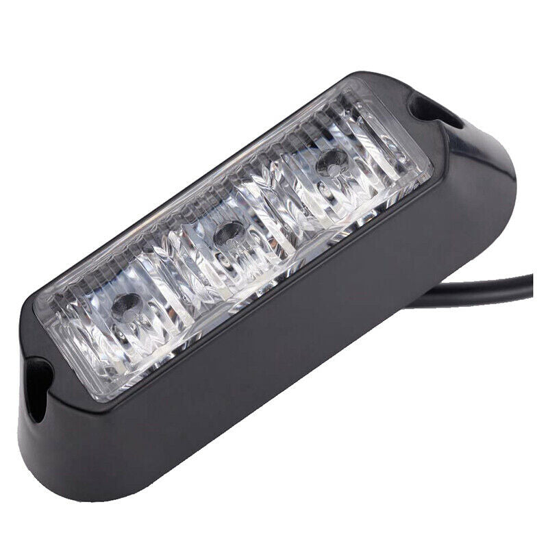 3W 3 LED Car Truck Flashing Strobe Emergency Warning Light Lamp Waterproof