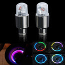4xNeon LED Lamp Flash Tyre Wheel Valve Cap Light For Car Bike Bicycle Motorcycle