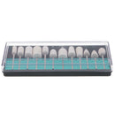 12pcs/Set Soft Felt Burrs Head Shank for Polishing Grinding Tool Set Wool NXY
