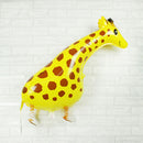 Huge Walking Pet Giraffe Mylar Balloon Zoo Jungle Party Decoration Supplies FT