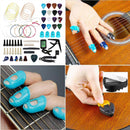 66PCS Guitar Tools Set Including Guitar Picks Capo Tuner Guitar Strings 3in1