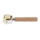 Leathercraft Wooden Handle Leather Press Edge Roller Steel Roll 25mm