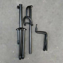 Folding Metal Guitar Stand Electric Acoustic Free Standing A Frame Stand Holder