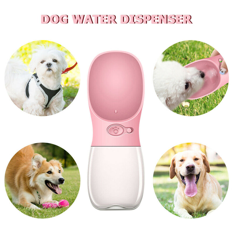 Pet Dog Cat Water Bottle Portable Travel Cups Outdoor Feeder Drinking Bowl A