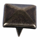 100pcs Claw nails punk Rivets Studs square bronze pyramid