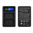 1X(Np-Fz100 Usb Lcd Display Dual Port Battery Charger For So-Ny A7Iii A9 A7
