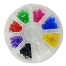 8 colors 160 Pcs Dental Silicone Instrument Code Rings 20pcs/ 1 color EBF HRY