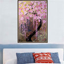 DIY 5D Pink Floral Full Drill Diamond Painting Embroidery Cross Stitch Kit