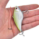 1pc hard lure wobbler 16g 7cm vibration crankbati sinking vib swimbait gxTOCA