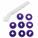 Set of stamps punches decorating patterns icing sugar paste