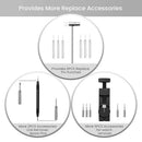 153 Pcs Watch Repair Kit Professional Spring Bar Tool Set,Watch Battery Rep