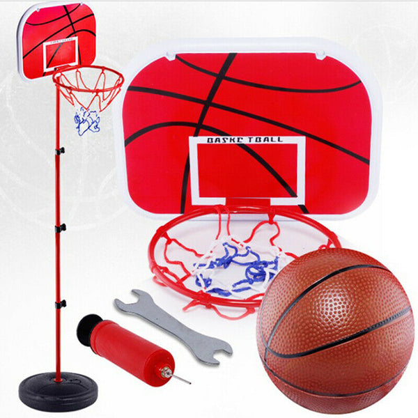 1.5M Adjustable Basketball Stands Children's Basketball Hoop Backboard Ball  Hn