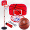 1.5M Adjustable Basketball Stands Children's Basketball Hoop Backboard Ball  Hn