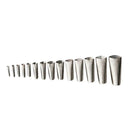 14pcs/set Stainless Steel Caulking Sealant Nozzle Kit Tool Accessory Durable