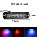 12-24V 6LED Car vehicle Strobe Flash Light Emergency Warning Flashing Lamp 18W