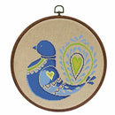 Embroidery Hoops Cross Stitch Hoop Ring Imitated Wood Circle Set Display Fr