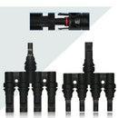 3X(T Branch Solar Panel Cable Photovoltaic Connector Male To Female
