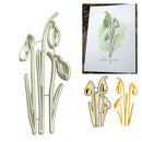 Flower Branch Metal Cutting Dies Stencil for DIY Scrapbooking Paper Card Deco BX