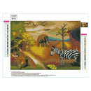 5D DIY Full Drill Diamond Painting Forest Animals Cross Stitch Embroidery