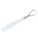 Tongue Scraper Stainless Steel Oral Cleaner Medical Mouth BrushSiliconeHandle3C