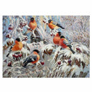5D DIY diamond painting snow 6 birds embroidery stitch home decoration art