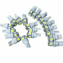 15Pcs Car T10 White LED 5050 5-Smd Wedge Light Bulb W5W 194 168 2825 158 192 UK