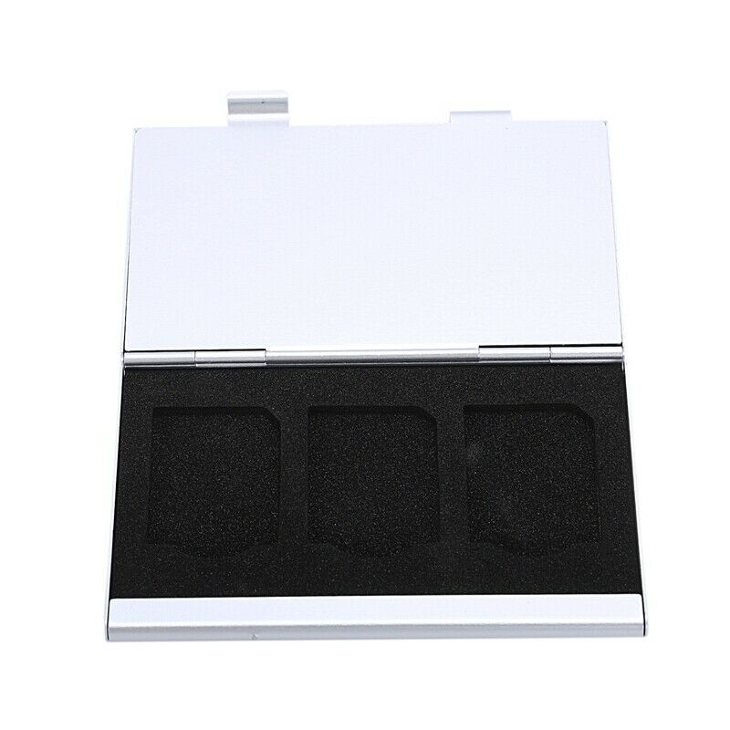 12SD Aluminum mini Memory Card Box For TF SD MMC L9C7