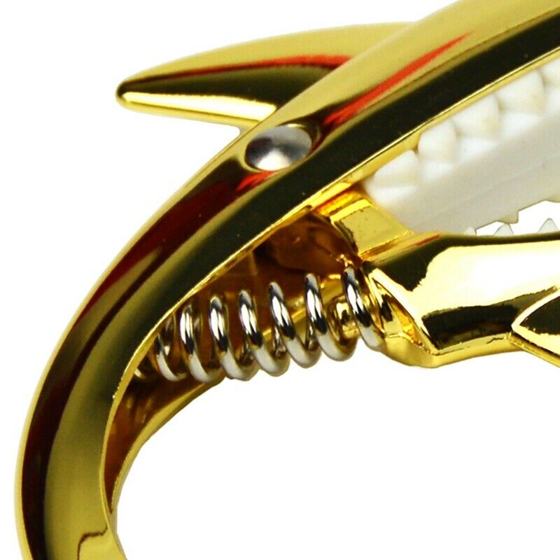 New Alloy Personality Shark Capo Ukulele Guitar Parts and Accessories Black