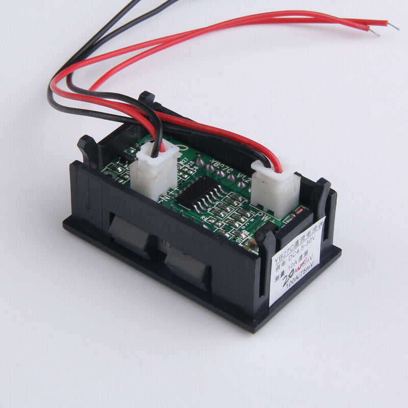 DC 20A 4.5~30V LCD Digital Watt Current Power Voltage Meter Ammeter Voltmeter