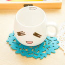 2x Colorful Tree Shape Felt Coaster Cup Mat Pad for Bowl Mug Glass Plate HK