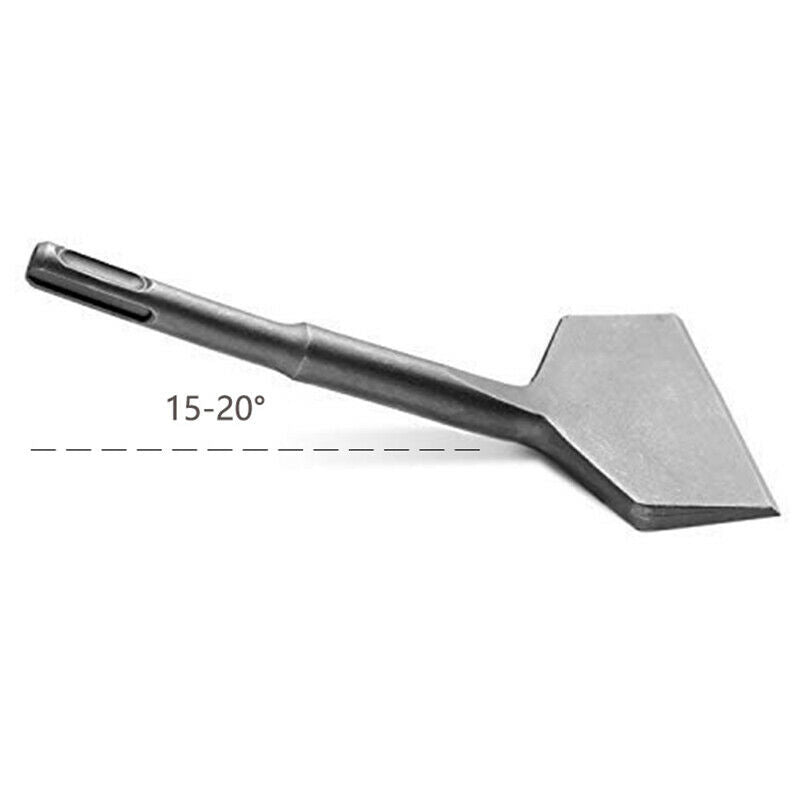Sds Plus Shank 3-In Wide Electric Hammer Chisel Angled Heavy Duty Bent Tile S3X8