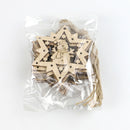 10pcs/bag DIY Wooden Clip Christmas Tree Pendant Handmade Pendant Gifts (C) A