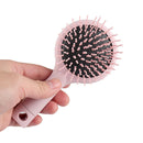 Portable Pocket Size Comb 2 in 1 Massager Hair Brush Anti-Tangle for Women