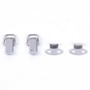 2 Pcs 28mm Length Hardware Aviation Toolbox Metal Toggle Latch M&O