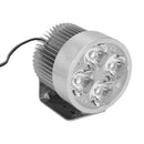 2Pc 4Led Headlight Dc 12V-85V Round Lights Motorcycle Locomotive Spotlight