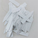 100 Pcs Reusable Pvc Plant Tag Label Tree Fruit Seedling Garden Flowerpot P