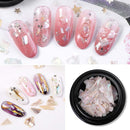 1 Box Natural Shell Piece Multicolor Fragments Nail Patch Nail Art (2)