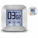 Touch screen digital kitchen timer smart large screen LCD display backlight M3U5