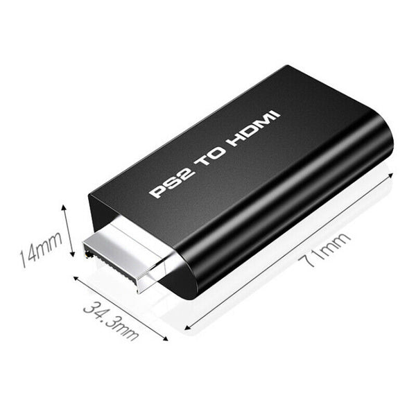 For PS2 to HDMI Video Audio Cable Converter Adapter with USB Cable
