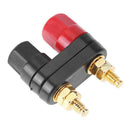 1pc Amplifier Speaker Banana Plug w/ Couple Terminals Red+ Black Connector A