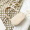 Fashion Corduroy Crossbody Bag Women Solid Chain Shoulder Handbags (Khaki)