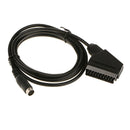 RGB Scart Cable TV Lead Black PVC Copper for Sega  2 Mega Drive MD 2