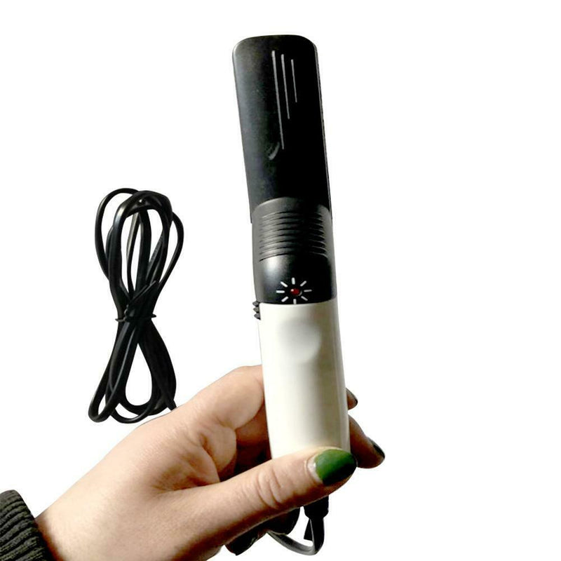 Upgraded Men's Styling Comb Electric Straightener Hair Curler Massage Comb