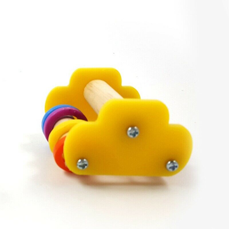 Parrot Underfoot Education Toys Mini Skateboard Training Bird Ice Skates Ro F6L7