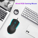 SPK314 Wired RGB Gaming Mouse 3 Buttons Optical Mice for Windows 10 8 7 PC