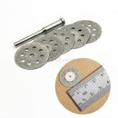 New 5 Piece 22mm Diamond Ceramic Glass Cutting Discs Rotary Tool with Mandrel